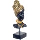 Statuette Buste Femme Africaine, Collection Swazi, H 23 cm