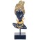 Statuette Buste Femme Africaine, Collection Swazi, H 23 cm