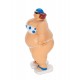 Figurine Bord de Mer : Baigneuse Ronde en Bikini et Tongs, Hauteur H 13 cm