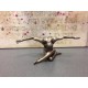 Statuette résine homme : Equilibre XS, L 26 cm