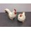 Duo poulettes charmantes, Taille XS, H 7,5 cm